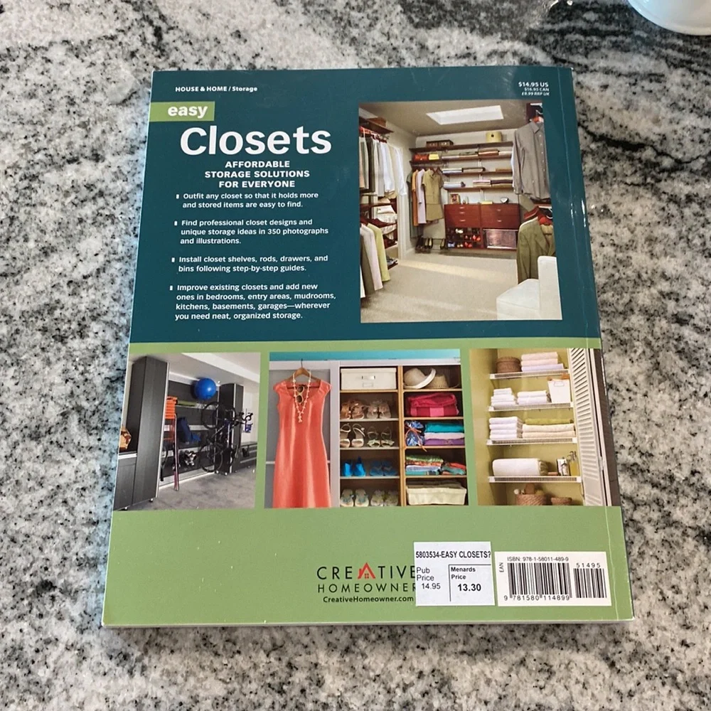 Creative Closets Easy Closets Storage Guide Book!